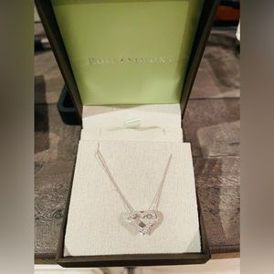 Silver heart necklace still in box never worn